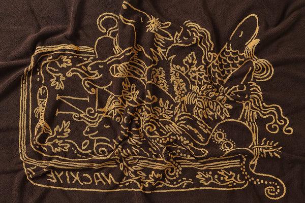 Nackiyé A Tight Ship (Standard) Beach Towel In Caramel/Coffee Caramel/Coffee