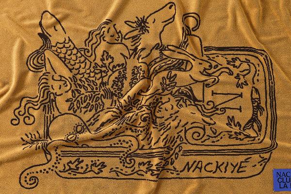 Nackiyé A Tight Ship (Standard) Beach Towel In Caramel/Coffee Caramel/Coffee
