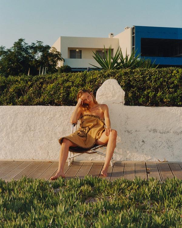 nackiyé A Tight Ship (Standard) Beach Towel in Caramel/Coffee Caramel/Coffee