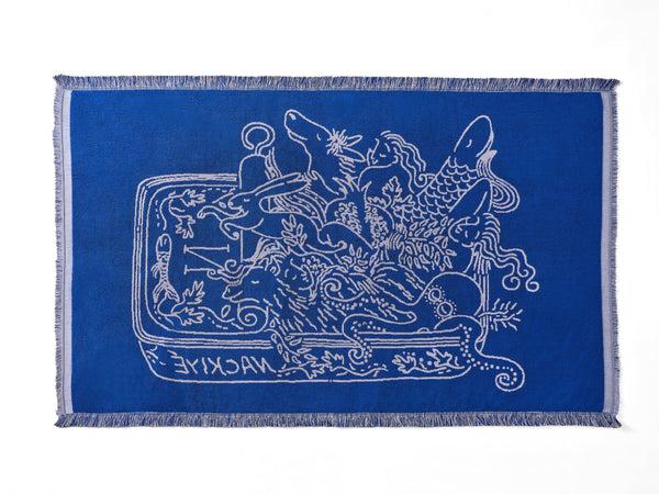 Nackiyé A Tight Ship (Standard) Beach Towel In Lavender/Sea Lavender/Sea