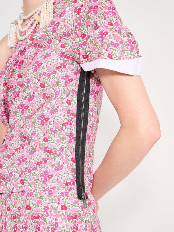 Nackiyé Athina Top Pink Flower Explosion