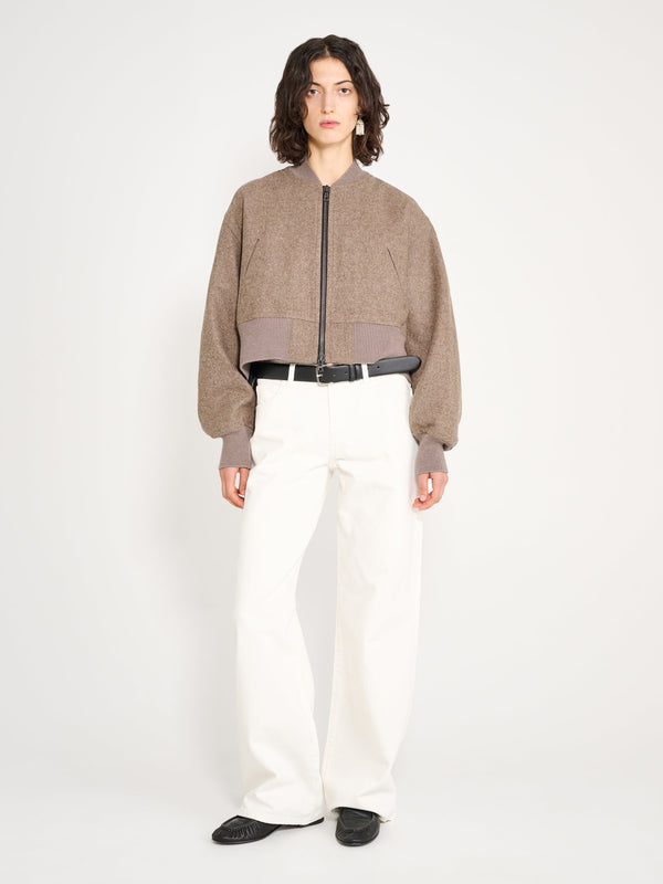 nackiyé Aviator Jacket Cappucino