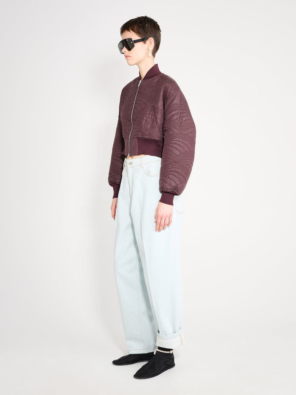 Nackiyé Aviator Jacket Chestnut