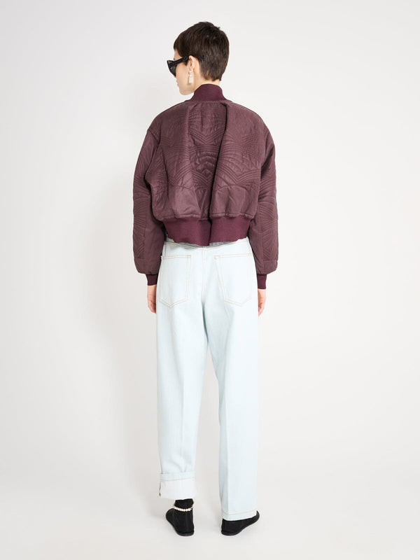 Nackiyé Aviator Jacket Chestnut