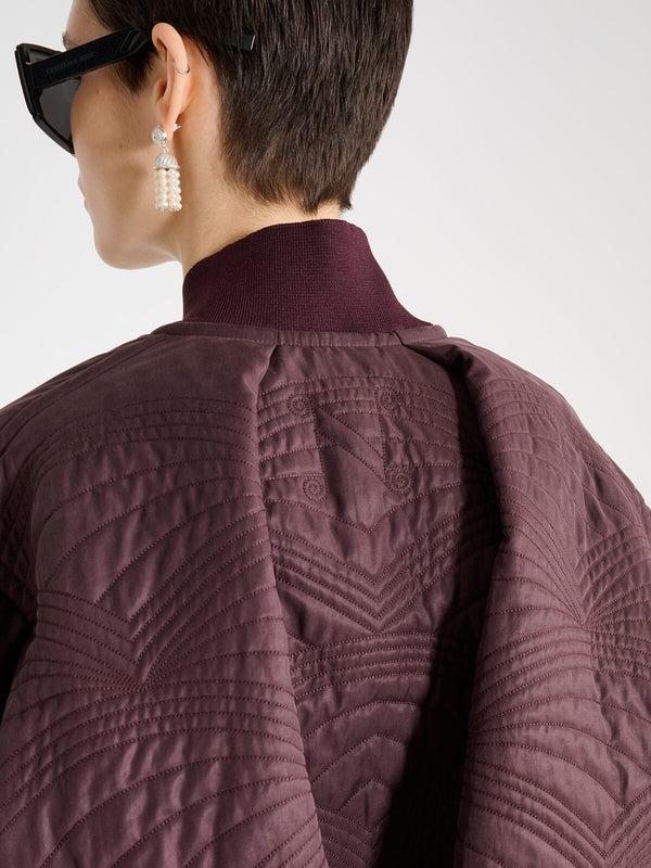 Nackiyé Aviator Jacket Chestnut