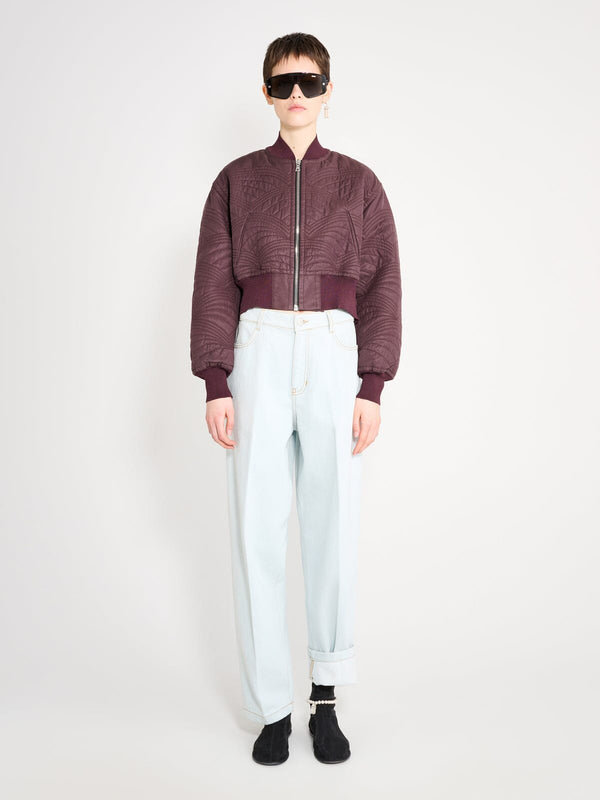 nackiyé Aviator Jacket Chestnut