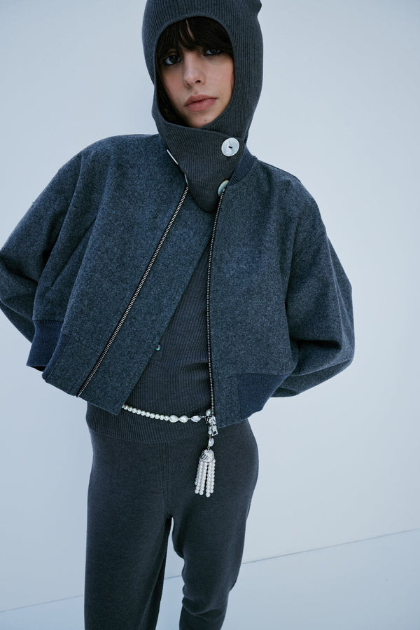 Nackiyé Aviator Jacket Istanbul Fog