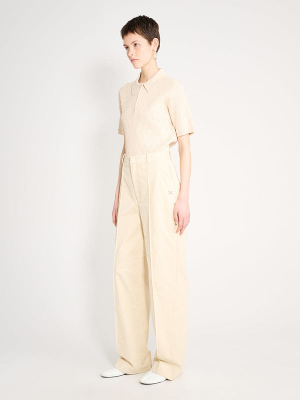 Nackiyé Bianca High Waist Corduroy Pants Butter