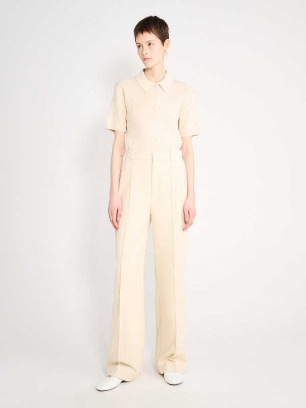 nackiyé Bianca High Waist Corduroy Pants Butter