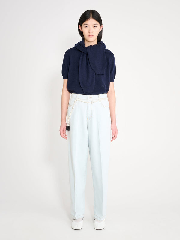 nackiyé Borrowed Denim Pants Ice Blue