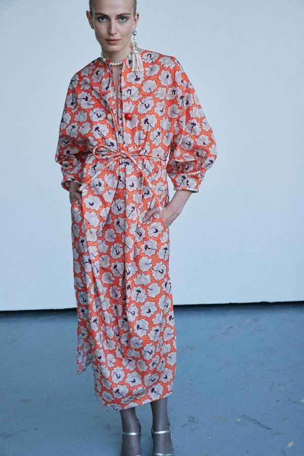 nackiyé Bosphor Kaftan Dress Turkish Carnation