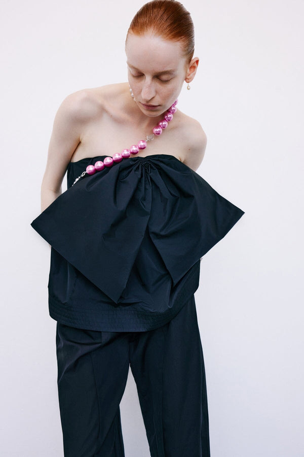 Nackiyé Cherry Bomb Evening Top Noir