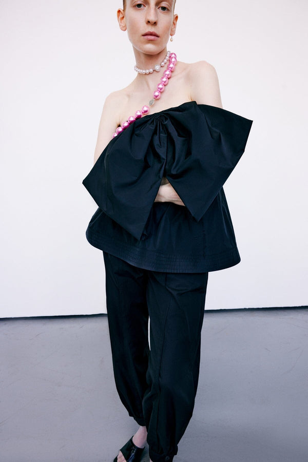 Nackiyé Cherry Bomb Evening Top Noir