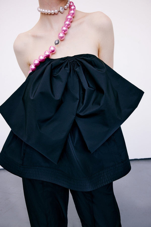 Nackiyé Cherry Bomb Evening Top Noir