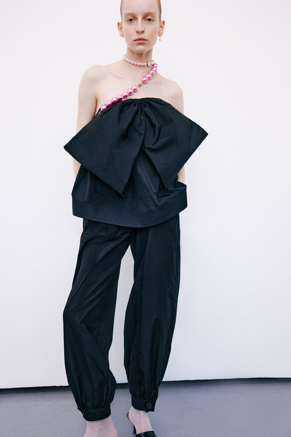 nackiyé Cherry Bomb Evening Top Noir