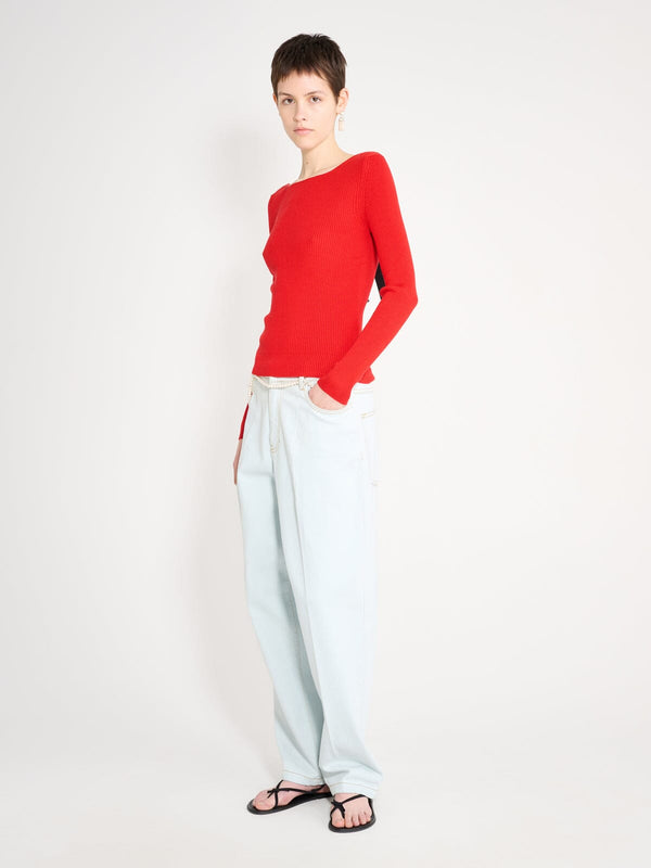 Nackiyé Dancer Knit Top Lipstick