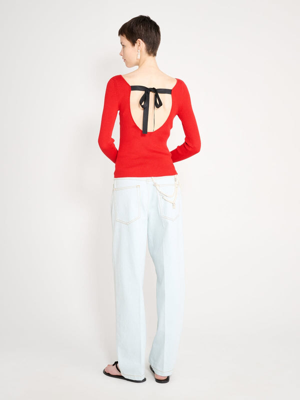 Nackiyé Dancer Knit Top Lipstick