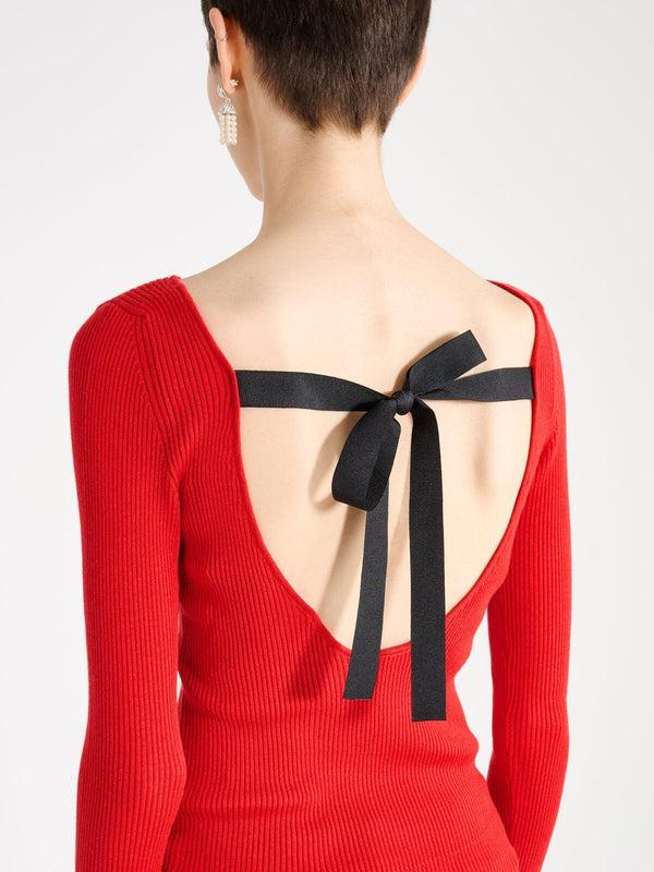 Nackiyé Dancer Knit Top Lipstick