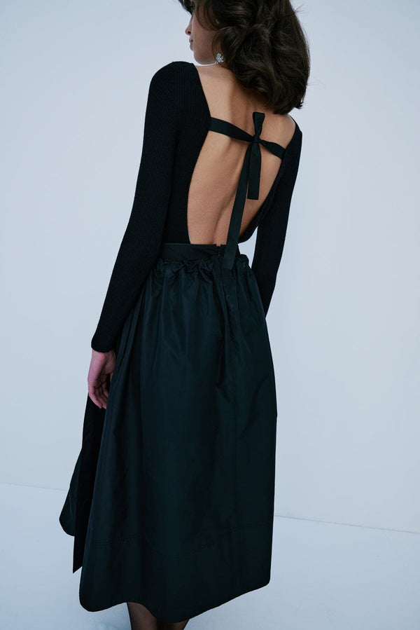 nackiyé Dancer Knit Top Noir