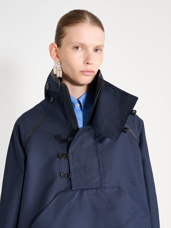 Nackiyé Fisherman Overcoat Marine