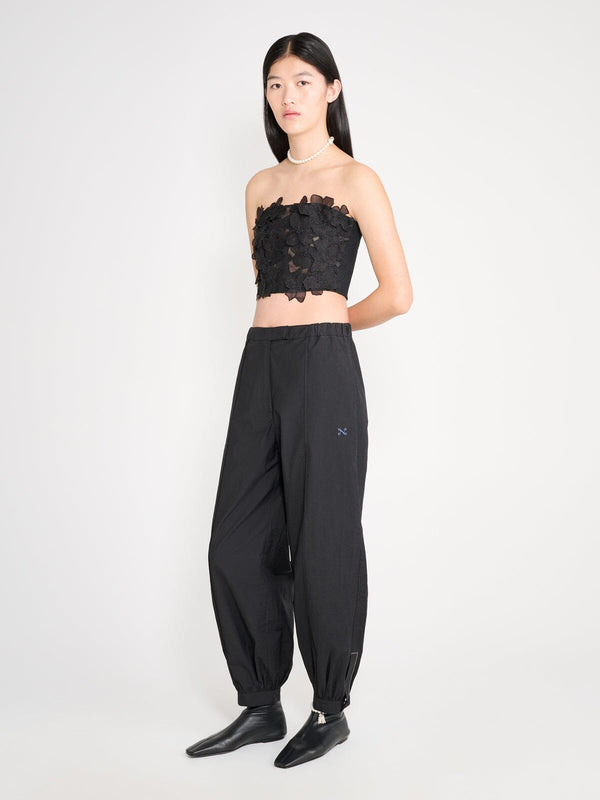 Nackiyé Flower Explosion Noir Organza