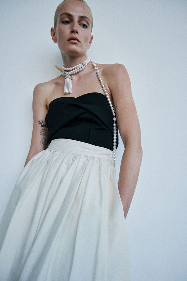 Nackiyé Forbidden Bustier Top Noir