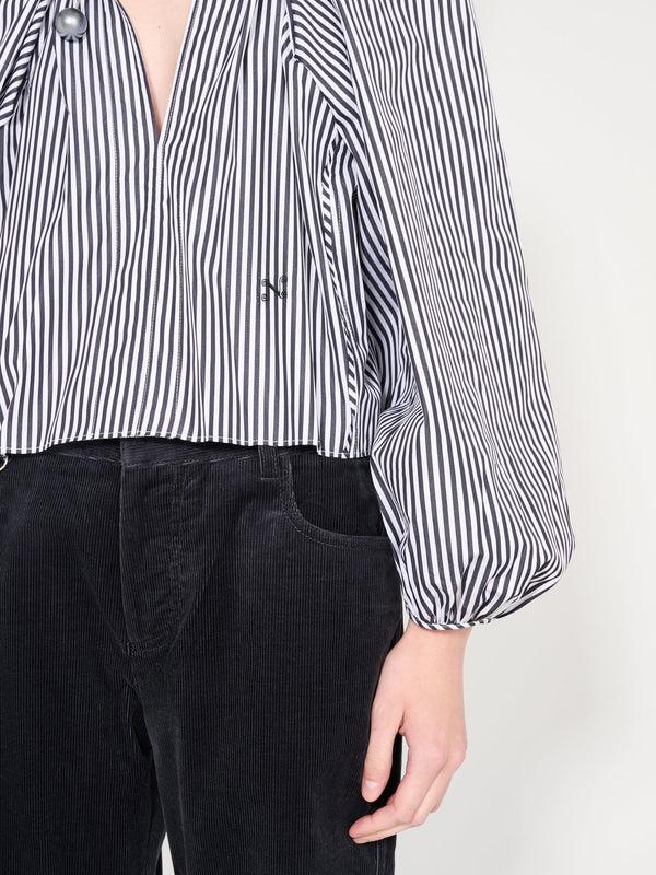 Nackiyé Grand Bazaar Mini Top B/W Stripe