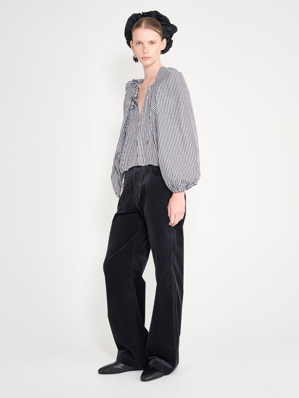 Nackiyé Grand Bazaar Mini Top B/W Stripe