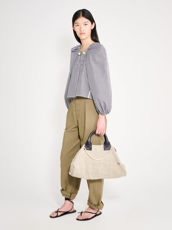 Nackiyé Grand Bazaar Mini Top Vichy Noir