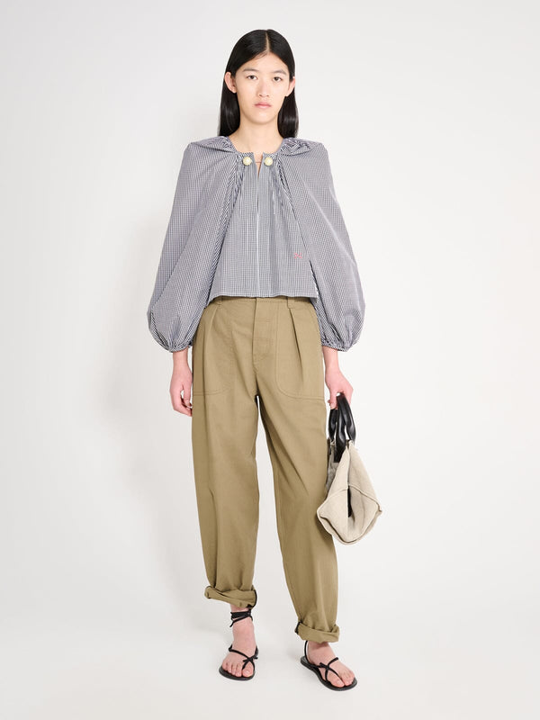 nackiyé Grand Bazaar Mini Top Vichy Noir