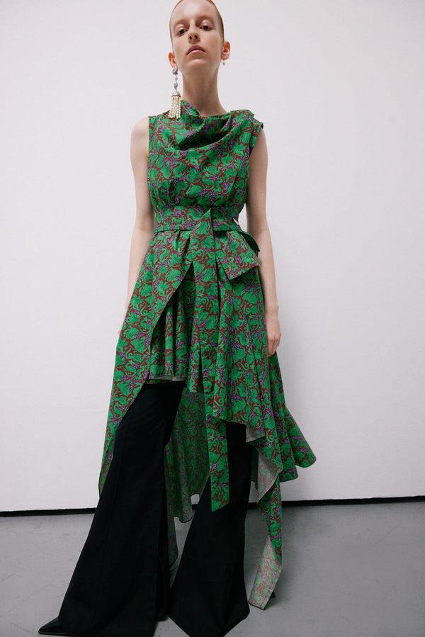 Nackiyé Hide And Seek Dress Jade Dragon