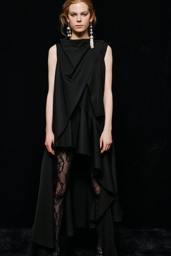 nackiyé Hide and Seek Dress Noir
