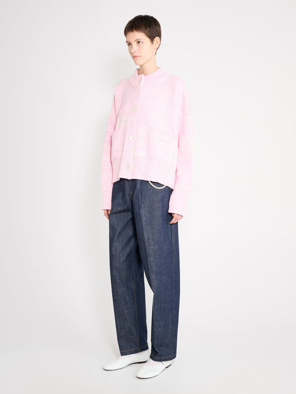 Nackiyé Icebreaker Cashmere Cardigan Rose Melange