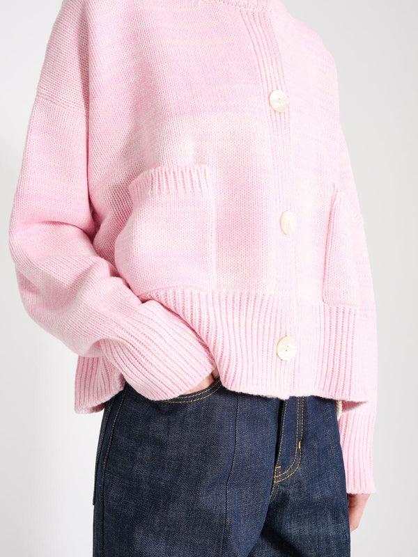Nackiyé Icebreaker Cashmere Cardigan Rose Melange