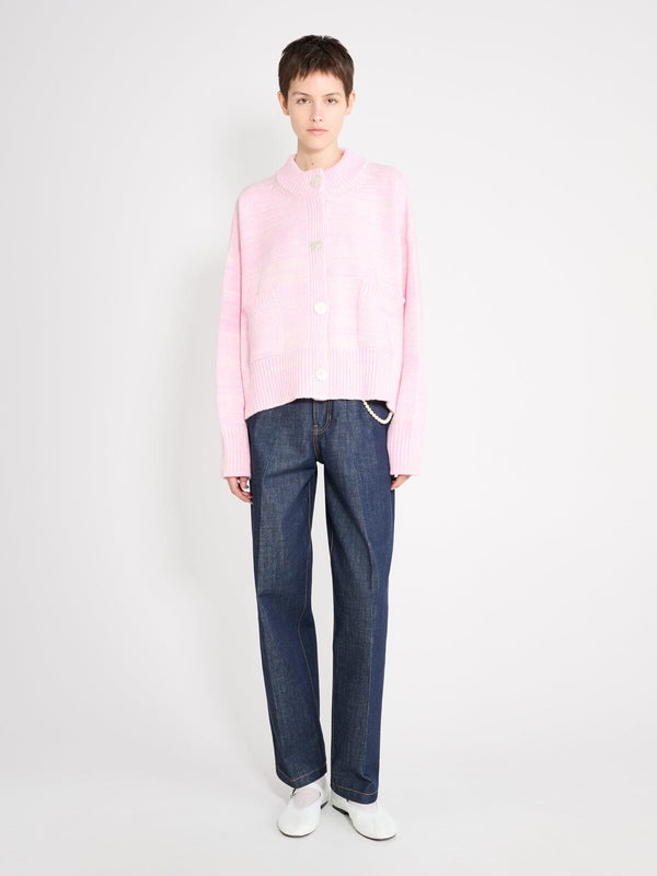 nackiyé Icebreaker Cashmere Cardigan Rose Melange