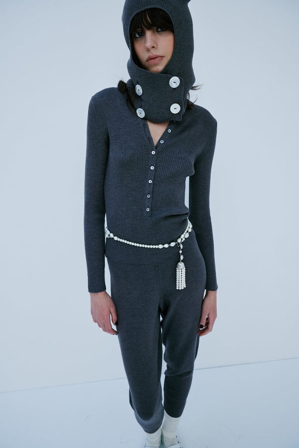 Nackiyé Insider Knit Top Cappuccino