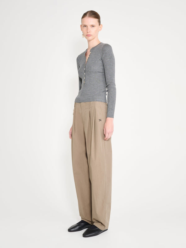 Nackiyé Insider Knit Top Gris