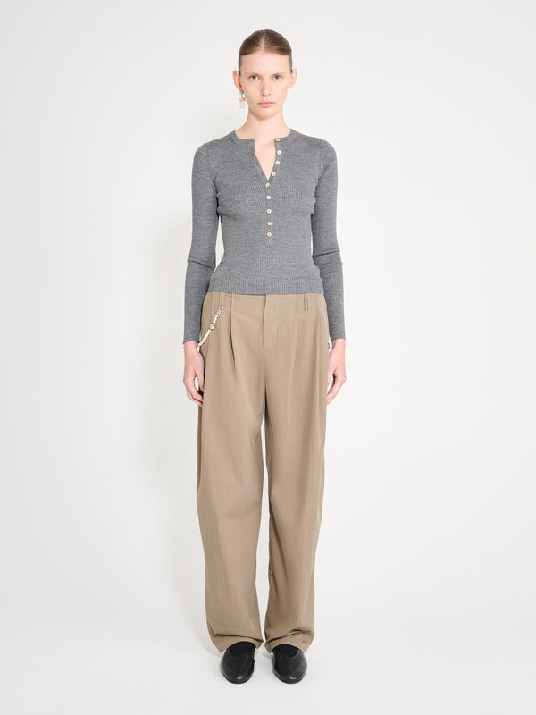 nackiyé Insider Knit Top Gris