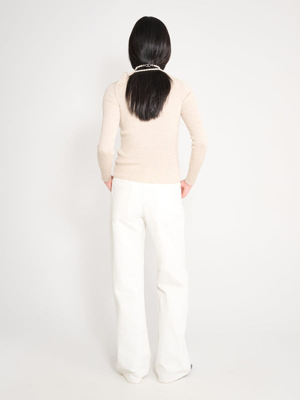 Nackiyé Insider Knit Top Oat