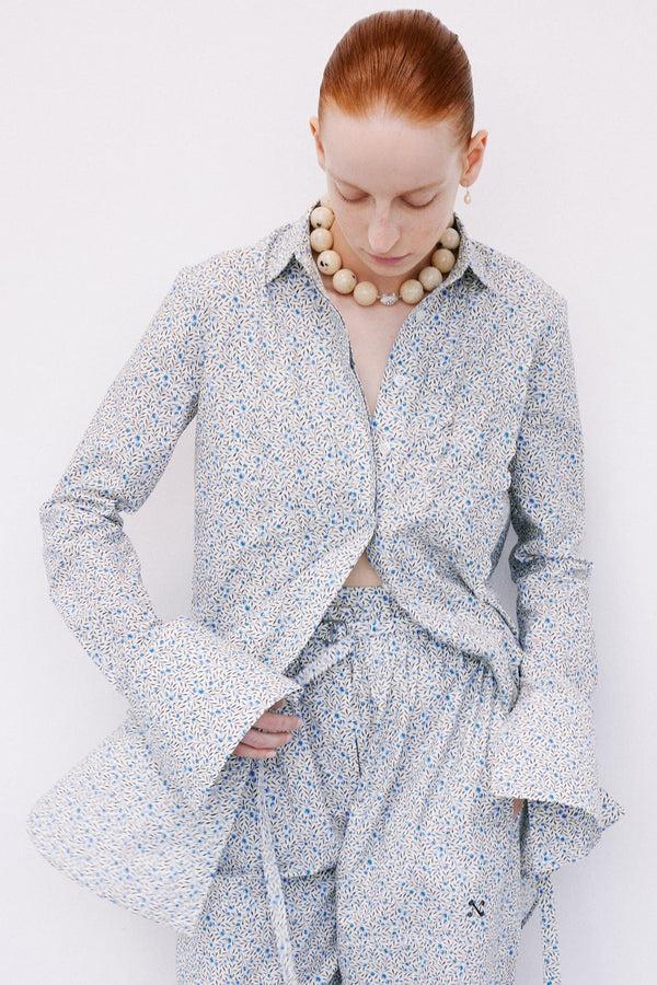 nackiyé Island Girl Shirt Mini Garden Blue