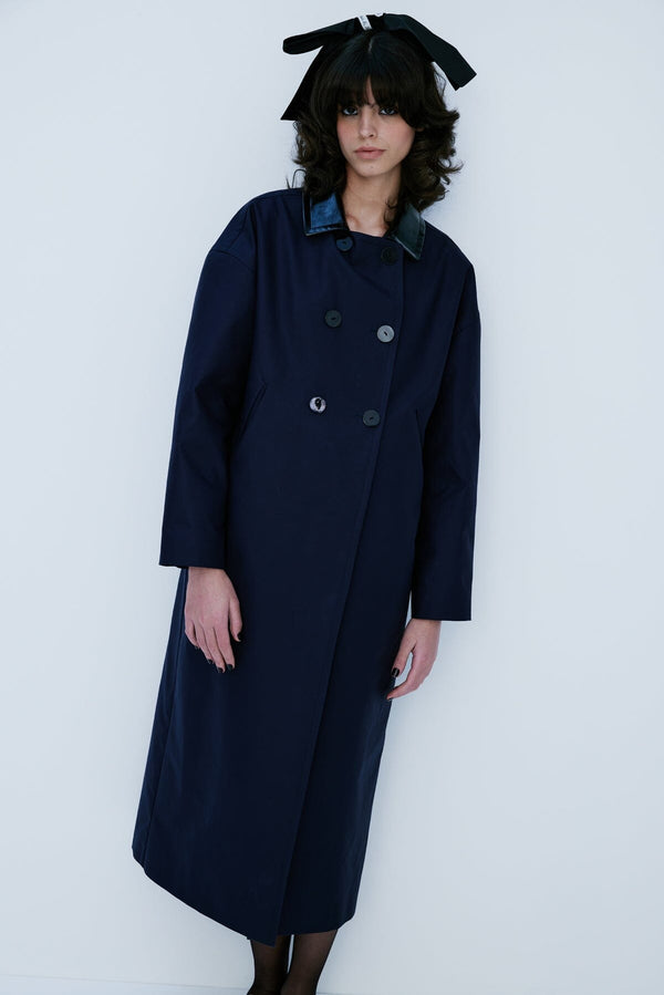 Nackiyé Jacqueline Coat Marine