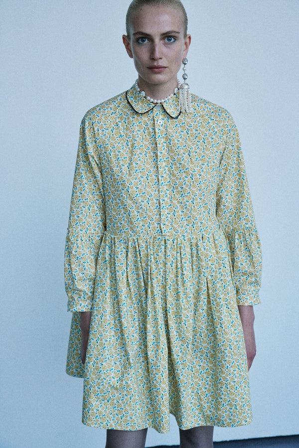 Nackiyé Jasmine Ruffle Dress Lemon Blossom