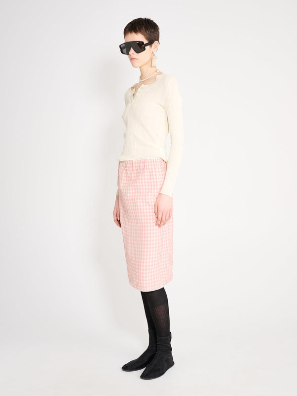 Nackiyé Keep Close Henley Knit Butter