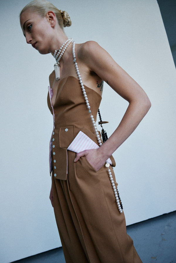 Nackiyé Kitty Baby Bustier Top Amber