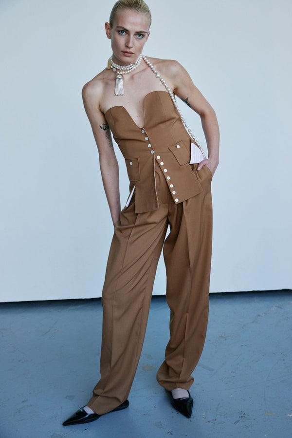 Nackiyé Kitty Baby Bustier Top Amber