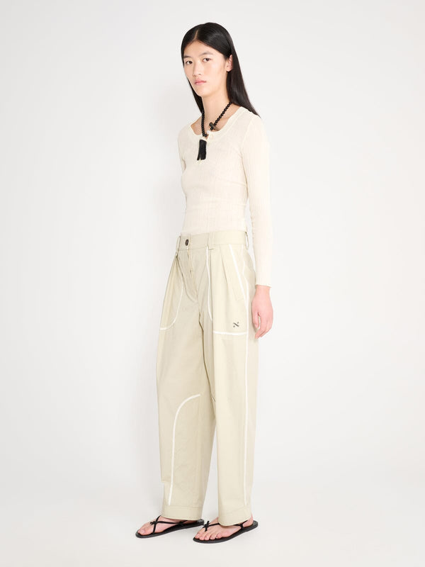 Nackiyé Le Weekend Pants Sea Green