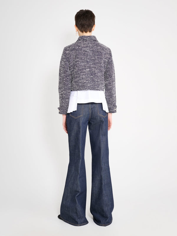 Nackiyé Little Tweed Jacket Tweed Noir