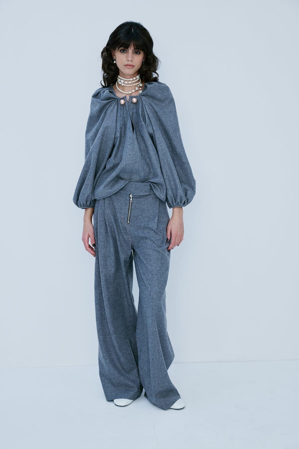 nackiyé Loose Change Pant Istanbul Fog