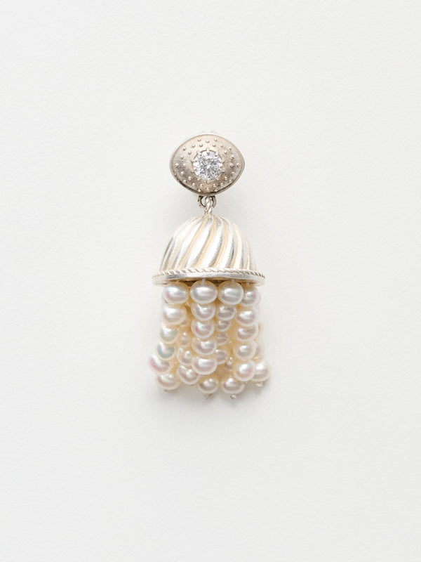 nackiyé Midi Nackiyé Pearl Earring White