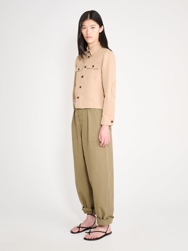 nackiyé Morrison Shirt Light Caramel